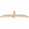 Ekena Millwork Bellingham Smooth Timber Gable Bracket, Douglas Fir, 84"W x 24"H x 5 1/2"D x 5 1/2"F, 7/12 Pitch GBW084X24X0606BEL00SDF - alternate 5